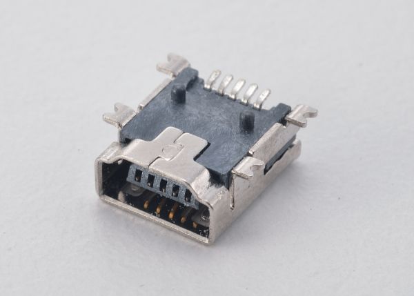 Mini USB - AB type, Female 5pin
