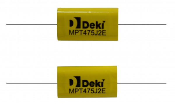 DC-Flat Axial Film Capacitors 3.3µF/250VDC MPET Axial